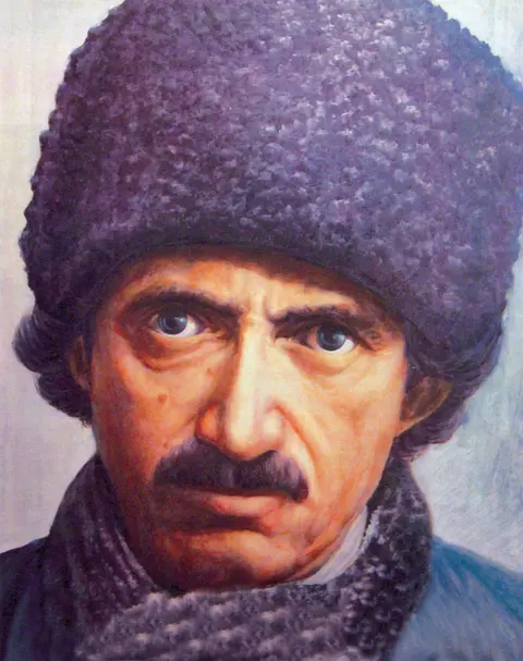 Bediüzzaman Said Nursî'nin kalpaklı portre çalışması